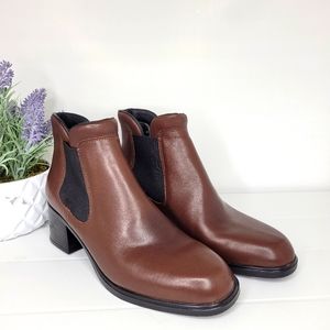 Rieker Brown Leather Chelsea Boot Like New 39